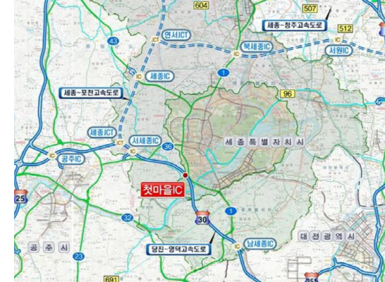 세종 첫마을IC·외곽순환도로, 국가 교통계획 반영